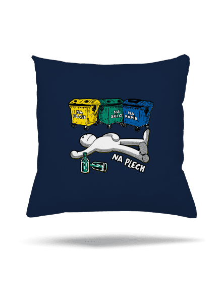 Tříděný odpad polštář Dark Navy