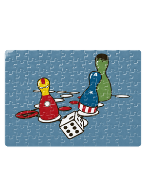 Superhrdino nezlob se puzzle White