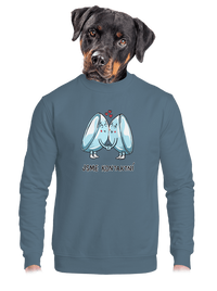 unisex mikina bez kapuce