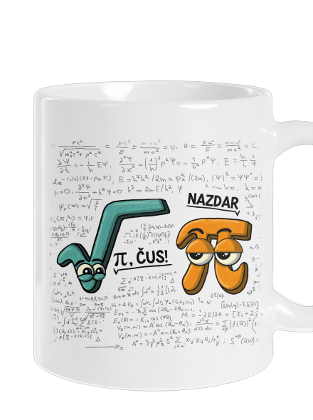 Pí, čus! klasický hrnek White
