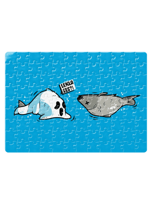 Leklá ryba puzzle White