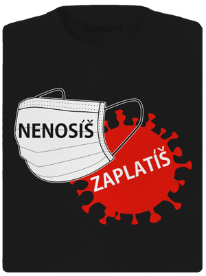 Nenosíš zaplatíš dámské sportovní tričko Black