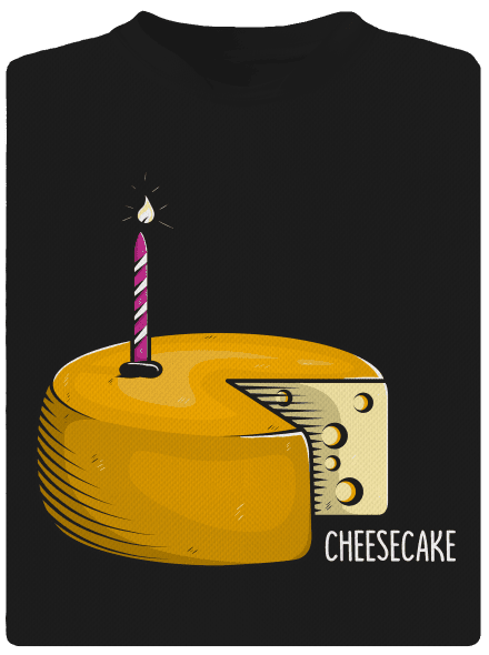 Cheese cake dětské sportovní tričko Black