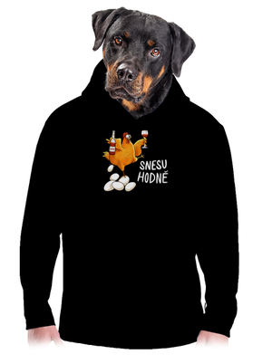 Snesu hodně pánská mikina klokanka Black