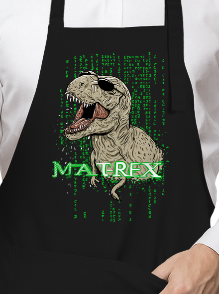 MAT-REX zástěra Black