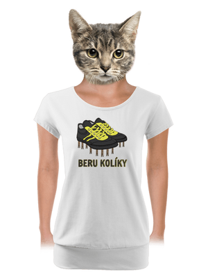 Beru kolíky dámské tričko s lemem White