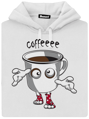 Zombie kafe dámská mikina klokanka White