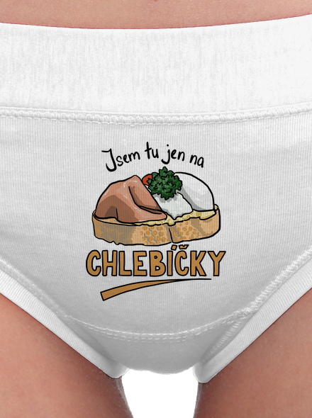Na chlebíčky dámské kalhotky White
