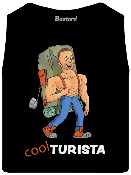 Cool turista pánské tílko Black