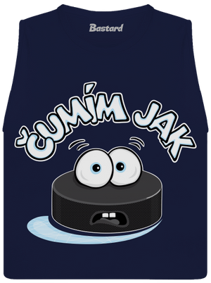 Čumím jak puk dámské tílko volné Navy