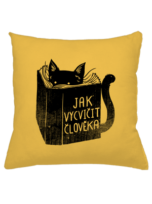 Povinná četba polštář Yellow Gold