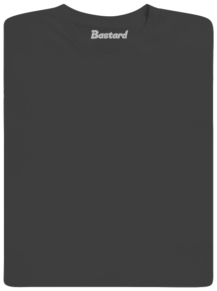 Bez potisku pánské dlouhý rukáv Dark Grey