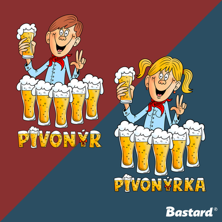 Pivonýr a pivonýrka
