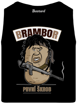 Brambor pánské tílko Black