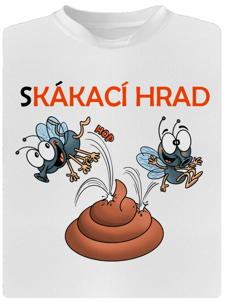 Skákací hrad pánské sportovní tričko White