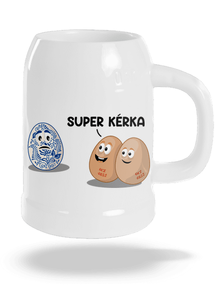 Super kérka půllitr White