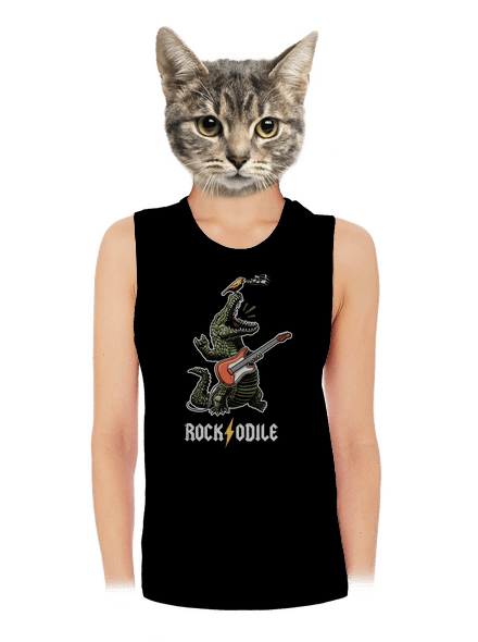Rockodile dámské tílko volné Black