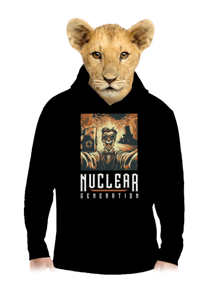 Nuclear generation dětská mikina klokanka Black