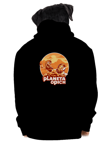 Planeta opich pánská mikina na zip Black