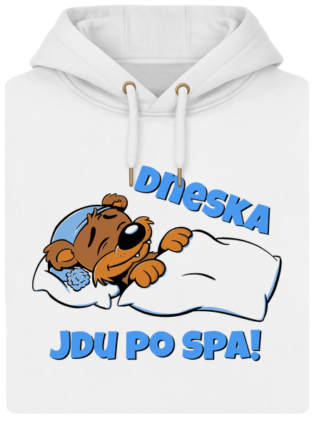 Dneska jdu po spa unisex mikina premium Snowwhite
