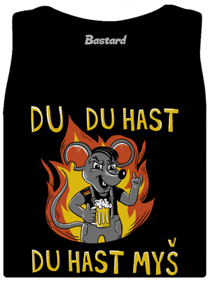 Du hast myš dámské tílko klasické Black