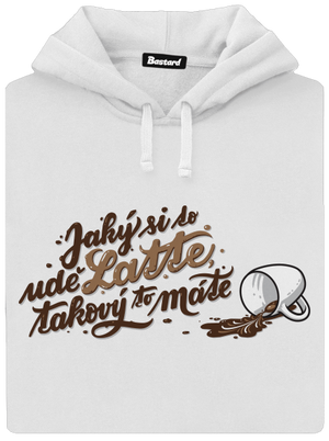 Latte dámská mikina klokanka White