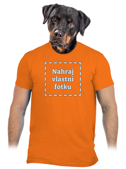 Vlastní potisk pánské tričko Orange