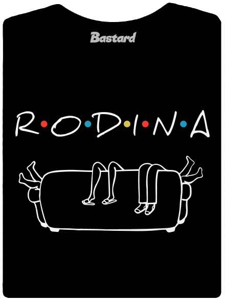 Rodina dámské tričko premium Black