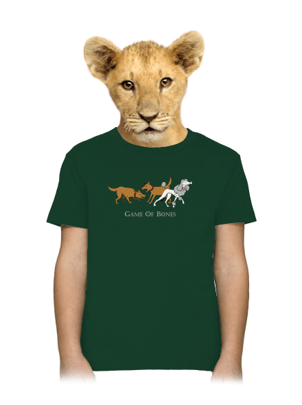 Game of Bones dětské tričko Bottle Green