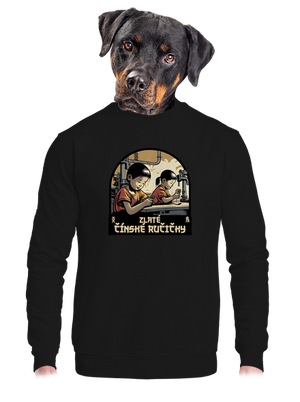 unisex mikina bez kapuce