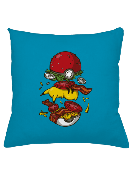 Pokémon burger polštář Blue Turquoise