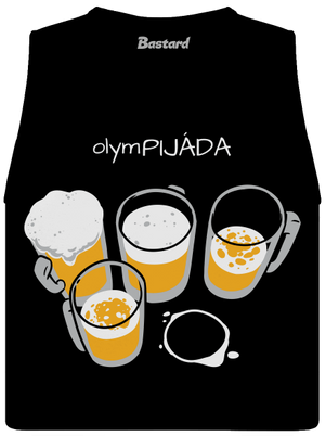 Pijáda dámské tílko volné Black