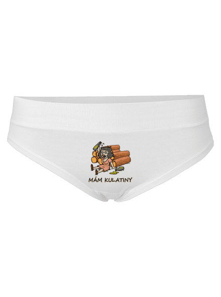 Mám kulatiny dámské kalhotky White
