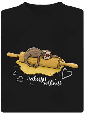 Miluju válení pánské sportovní tričko Black