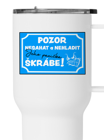 Pozor, nesahat termohrnek White