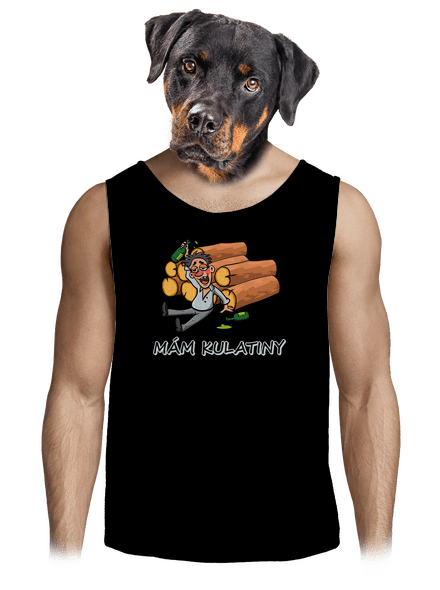 Mám kulatiny pánské tílko Black