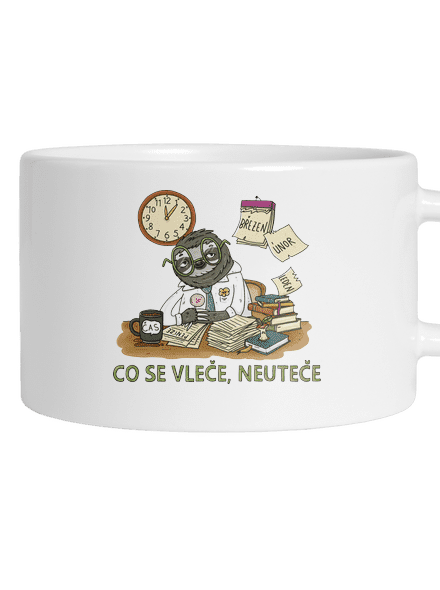Co se vleče, neuteče hrnek makronka White