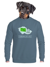 unisex mikina bez kapuce