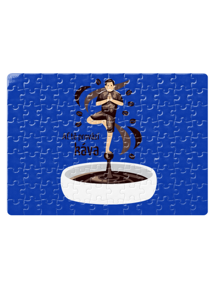 Káva provází puzzle White