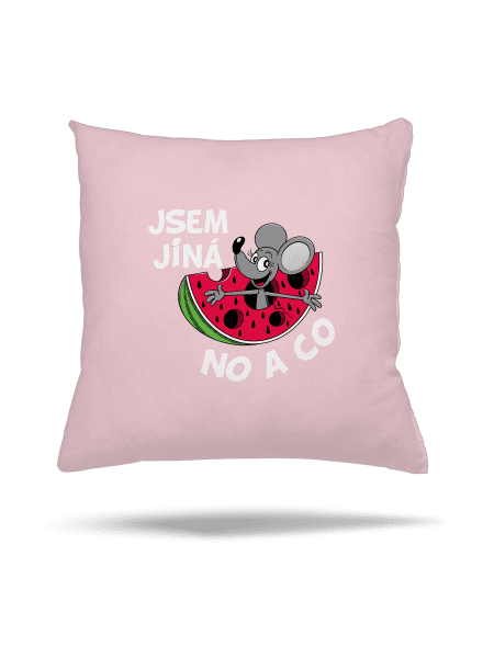 Jsem jiná polštář Light Pink