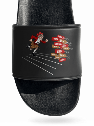 Slevy! pantofle Black