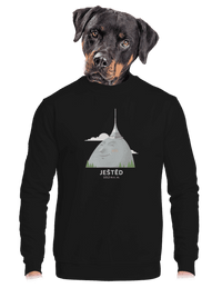 unisex mikina bez kapuce