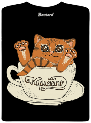 Kapučičíno pánské dlouhý rukáv Black