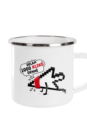 Klikař plecháček White