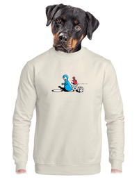 unisex mikina bez kapuce