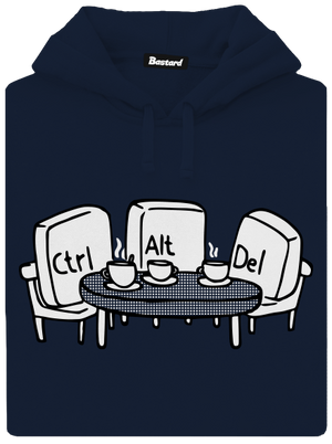 Nerozluční kamarádi pánská mikina klokanka Navy