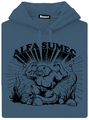 Alfasumec dámská mikina klokanka Denim