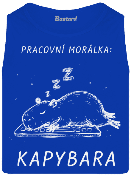 Pracovní morálka pánské tílko Royal Blue