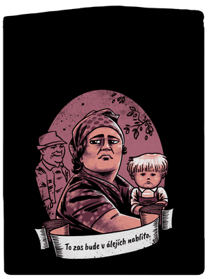 B14: Slavnosti sněženek pánská mikina na zip Black