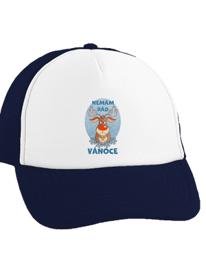 Nemám rád Vánoce kšiltovka truckerka French Navy cap
